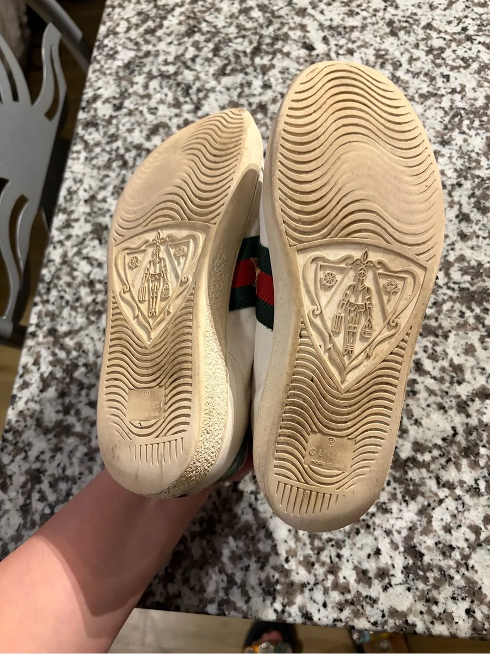Gucci Embroidered Pineapple & Ladybug Sneakers
